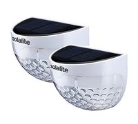 2 X Semi-circle Security Lights - Sensor Fence Light With 6 LEDs | Solar Powered | Light Controlling | Waterproof Feature | Easy Installation | Ideal For Patio, Fence, Yard, Pathway, Hall, Driveway