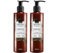 2 x Senses Essence Rosemary & Carrot Seed Hand Lotion 250ml bottles