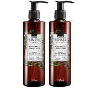 2 x Senses Essence Rosemary & Carrot Seed Hand Wash 250ml bottles