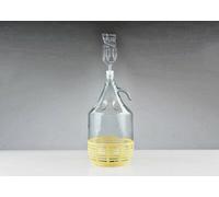 2 x Set for Making Wine Glass Demijohn 5l & Airlock Bubblers & Bung Free P&P UK