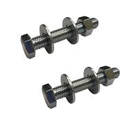 2 x Set Screw Bolts M6 x 12mm, Washers & Nuts,