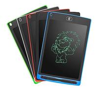 2 X SGM Pack of 2 12" LCD Writing Tablet for kids, Digital Notepad Colorful,Light Drawing Board Kids, Digital Ewriter with Lock Function Erasable Assorted Colours