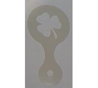 2 x Shamrock coffee/cappuccino stencils reusable many times present gift fundraising Irish Ireland St Patricks 6 nations rugby Internationals