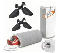 2 x Shoe Washing Bags, Washing Machine, Shoe Washing Bag with Zip, Reusable Laundry Bag, Shoes, 2 Pairs of Shoe Stretcher for Men and Women