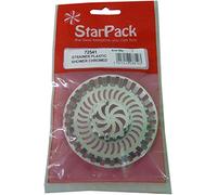 2 X Shower Strainer Plastic Chromed