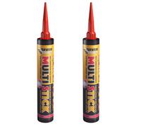 2 X Sika Multi Stick Grab Adhesive & Gap Filling High Bond Strength Glue 350Ml