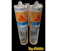 2 x Sikasil Pool silicone sealant for pools and wet areas 300ml Grey