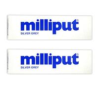 2 x Silver Grey Milliput Epoxy Putty. Sculpting, Modelling, Ceramics, Porcelain. Free UK Postage by Milliput