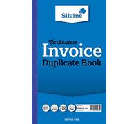 2 X Silvine Carbonless Invoice Book