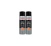 2 X Simoniz VHT Silver Paint Very High Temperature Car Spray Aerosol 500ML