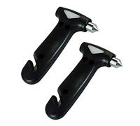 2 x Simpa Auto Car Safety Hammer - Emergency Car Windscreen Safety Hammer with Seat Belt Cutter - Emergency Escape Survival Tool