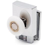 2 x Single Bottom Zinc Alloy Shower Door Rollers/Runners/Wheels L070 23mm Wheel Diameter