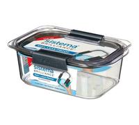 2 x Sistema Brilliance 920ml Food Container 100% Leak Proof - Microwave Safe/Lid