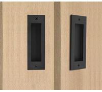 2 X Sliding Door Shell Black Shell Handle Recessed Handle Door Handle Room Doors