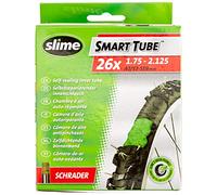 2 x Slime Bike Inner Tubes 26 x 1.75-2.125 Mountain Bikes Schrader Valves - Slime Filled To Instantly Seal And Repair Punctures