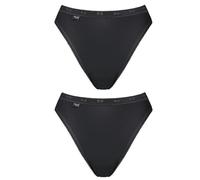 Sloggi Womens Basic+ Tai 2p Slip, Black, 10 UK