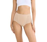 Sloggi Women's Maxi 2 Pack Control Knickers, Skin, 12 UK