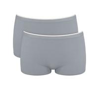 Sloggi Women's Go Sense Short 2p Briefs, Chrome, S (Pack of 2)