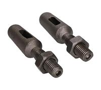 2 x Slotted Tailboard Tailgate Lug for Trailer Truck Dropside Self Colour Threaded