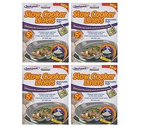 2 X Slow Cooker Liners Cooking Bags 4 x 5 Pack for Round & Oval Cookers