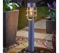 2 X Smart Garden Anglia 365 Cage Solar Stake Bollard Post Lights