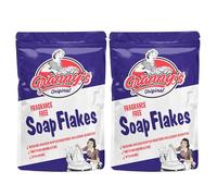 2 X Soap Flakes Fragrance Free Vegan Friendly 425g Use upto 8 Washes Laundry Soap flakes Gentle to Your Skin & Clothes suitable for all fabric Handwash, Machine Wash Perfect for Laundry