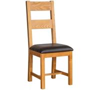 2 x Somer Oak Ladder Back Dining Chair