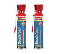 2 x Soudal Soudafoam Window & Door Genius Gun - 600ml