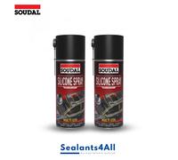 Soudal SP400 400 ml Silicone Spray, 0