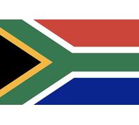 2 x South Africa Flags 100mm Wide x 60mm Deep Gloss Vinyl Bumper Sticker Self Adhesive Gloss Stickers 100mm x 60mm