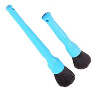 2 x Specialist Soft Detailing Brushes for Car Cleaning Vents, Dash, Trim, Seats