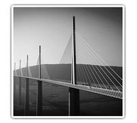 2 x Square 7.5cm Vinyl Stickers - Millau Viaduct France Bridge 41579