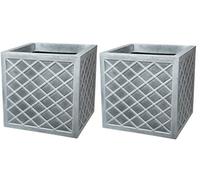 Strata Lazio Square Planter - W32cm