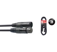 2 x STAGG 5 PIN DMX CABLE 3M