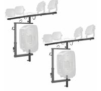 2 x Stagg SPS2LIS T-Bar Lighting Extension for Speaker Stands