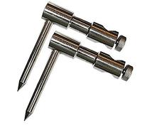 2 x Stainless Steel Single Leg Bank stick Stabilizer Deluxe Carp Fishing Tackle