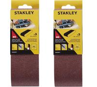 3 x Stanley B&D 3 Pack 65x410mm 80g Belts Kress CBS6800 CBS6800E 600EB 600HTB