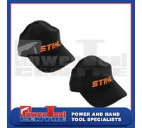 2 x Stihl Golf Baseball Cap Black One Size With Stihl Logo - 04207400000