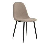 2 x Stockholm Stone Fabric Dining Chair