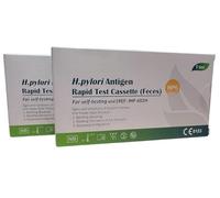 2 x Stomach Ulcer Test Helicobacter H Pylori - Home Faecal Test Kit