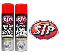 2 x STP Heavy Duty Engine Degreaser 360 Degree Spray Removes Grease Grime