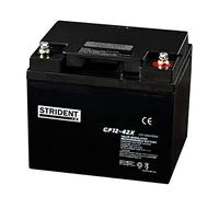 2 X Strident AGM GP12-42AH - Rechargeable Batteries Batteries - Valve Regulated - 12V Battery (Pair)