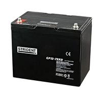2 x Strident AGM GP12-75AH - 12v Battery - Rechargeable Batteries - Superior Performance Batteries (pair)