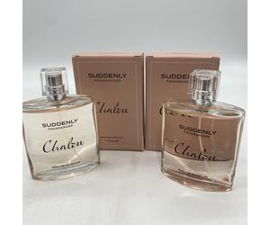 2 x Suddenly Chalou Eau de Perfume 75ml 2.5foz Fragrances Perfume - Free P&P New
