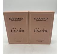 2 x Suddenly Chalou Eau de Perfume 75ml 2.5foz Fragrances Perfume Free UK P&P