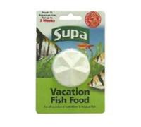 2 X Supa Vacation 2 week Holiday Fish Food Block 25g