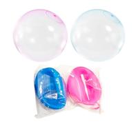 2 x Super Bubble Ball: Looks like a bell and plays like a ball! Inflatable garden ball, outdoor garden toy, suitable for boys and girls from 6 years
