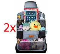 2 X Surdoca Car Seat Organiser Tablet Holder 9 Pockets Storage Kids Toys Bottles