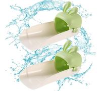 2 x Sweet Cartoon Water Faucet Extensions:Universal splash extension for kids and babies, easy to install a faucet connection for trouble-free hand washing