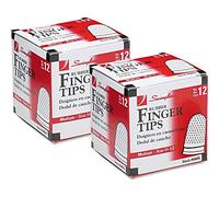 2 X SWI54035-Swingline 54035 - Rubber Finger Tips, Size 11 1/2, Medium, Amber, 12/Pack